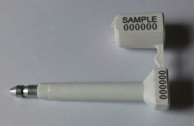 Pas Iso 17712 High Security Seal For Container / Trailer / Truck , White