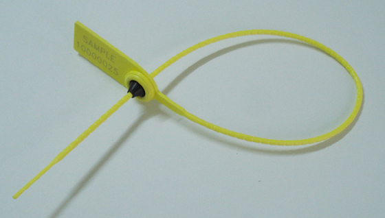 Plastic Trailer Security Seals / Bags Seal With ISO PAS 17712 / Engraved Logo P-117B