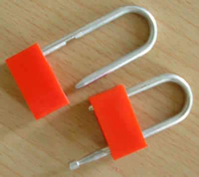 ISO/de PAS17712 Genummerde Plastic Verbindingen van de Hangslotveiligheid voor Vrachtwagens, Zak