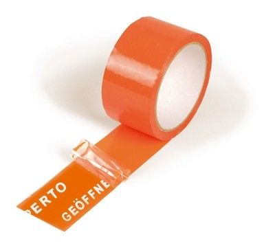 Hot Melt zelfklevende PET correct Seal Tape voor klant karton / veiligheid documenten tassen